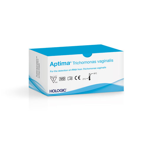 Test Aptima® Trichomonas vaginalis d’Hologic sur fond blanc