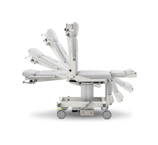 Fauteuil de positionnement pour la mammographie et la biopsie Akrus™ sur fond blanc