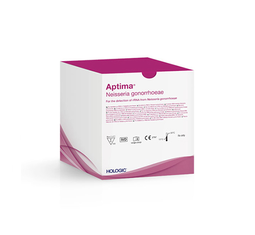 Test Aptima® Neisseria gonorrhoeae sur fond blanc
