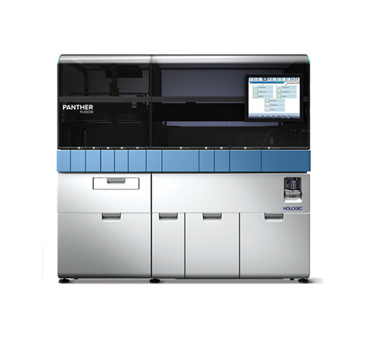 Système Panther Fusion® d’Hologic sur fond blanc