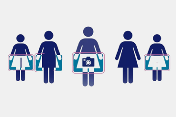 Illustration de personnages sur fond clair