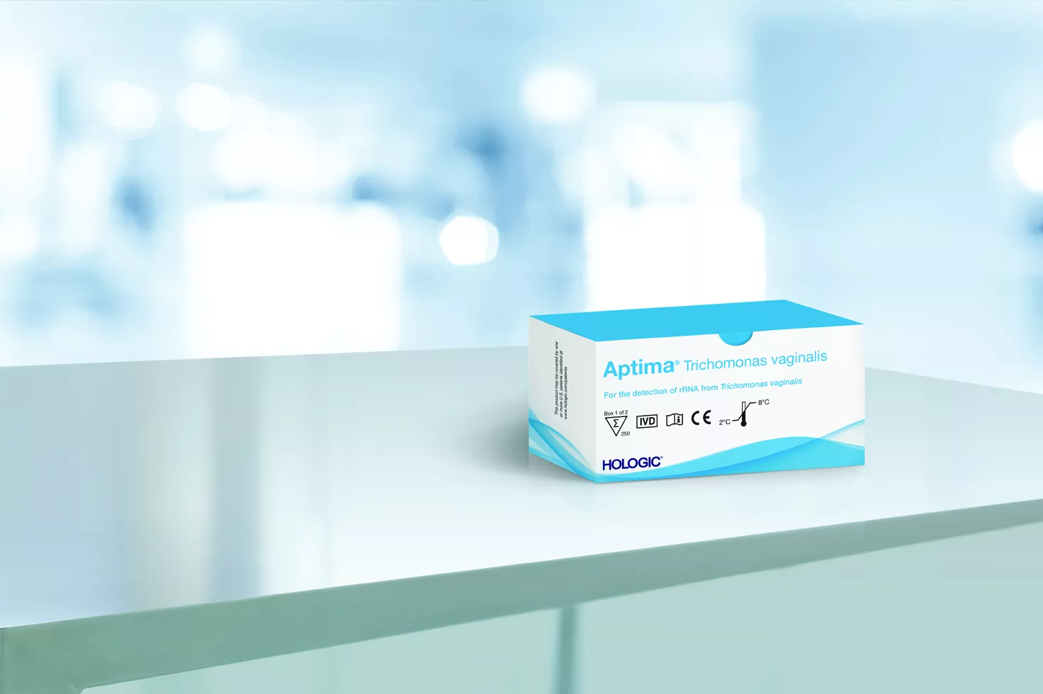 Boîte de tests dans un laboratoire