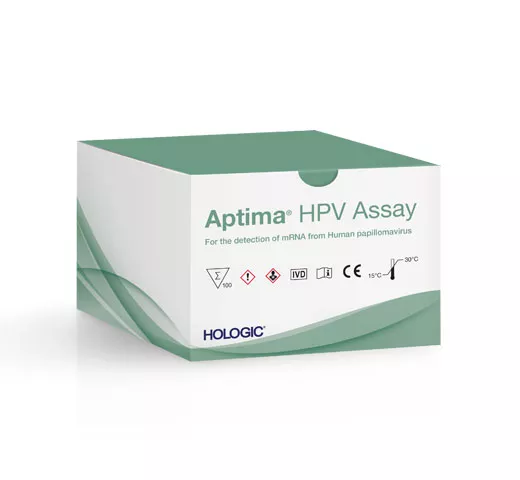 Test Aptima® HPV sur fond blanc