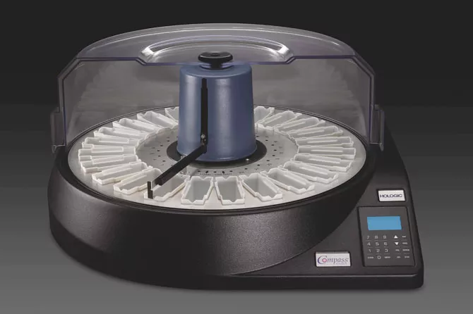 Unité de coloration Compass sur fond gris