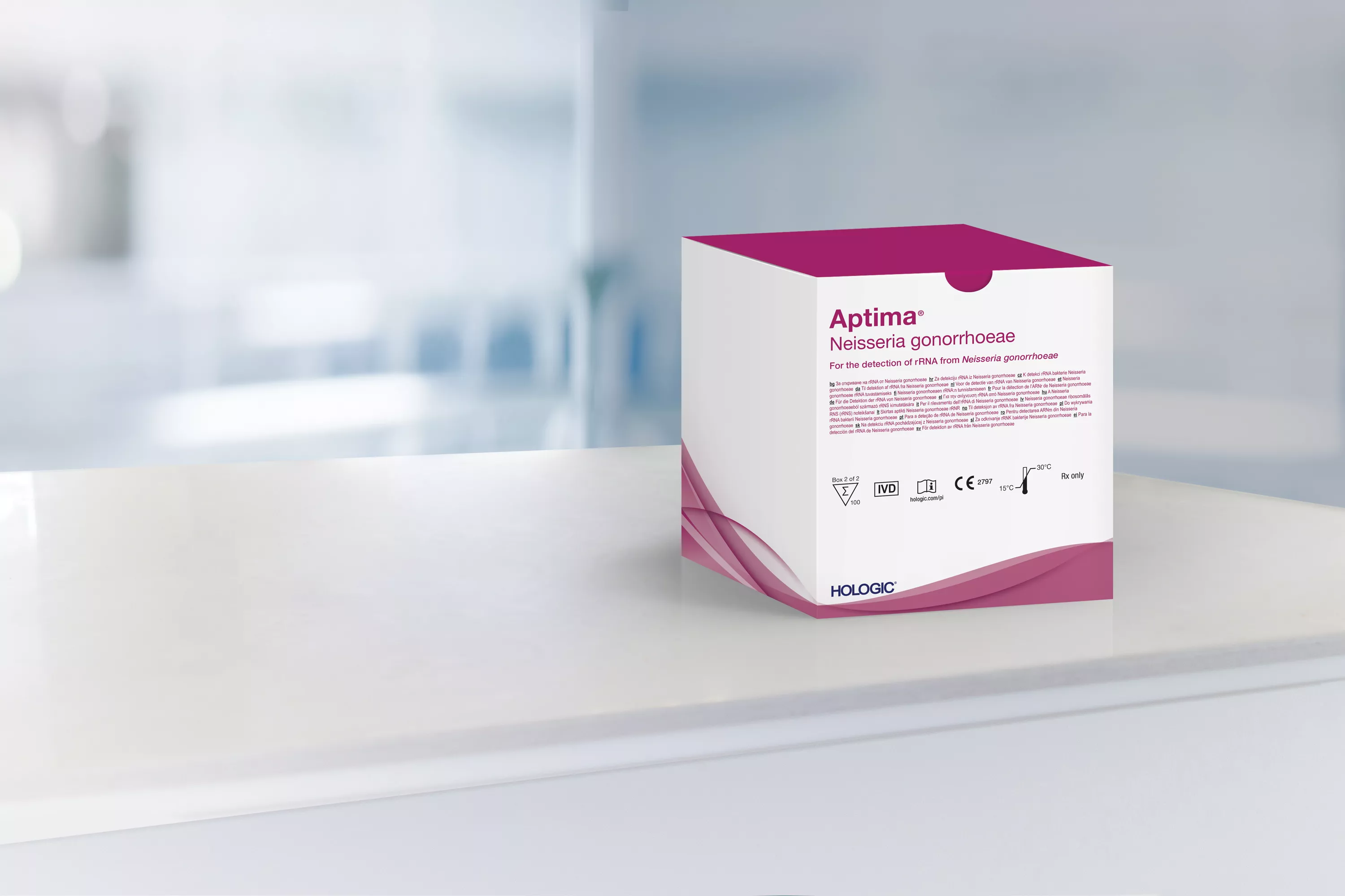 Boîte de tests dans un laboratoire