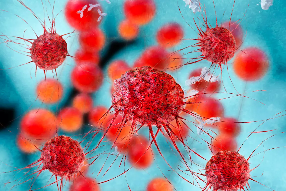 Visuel d’une infection virale ou d’un virus tel que le VIH-1