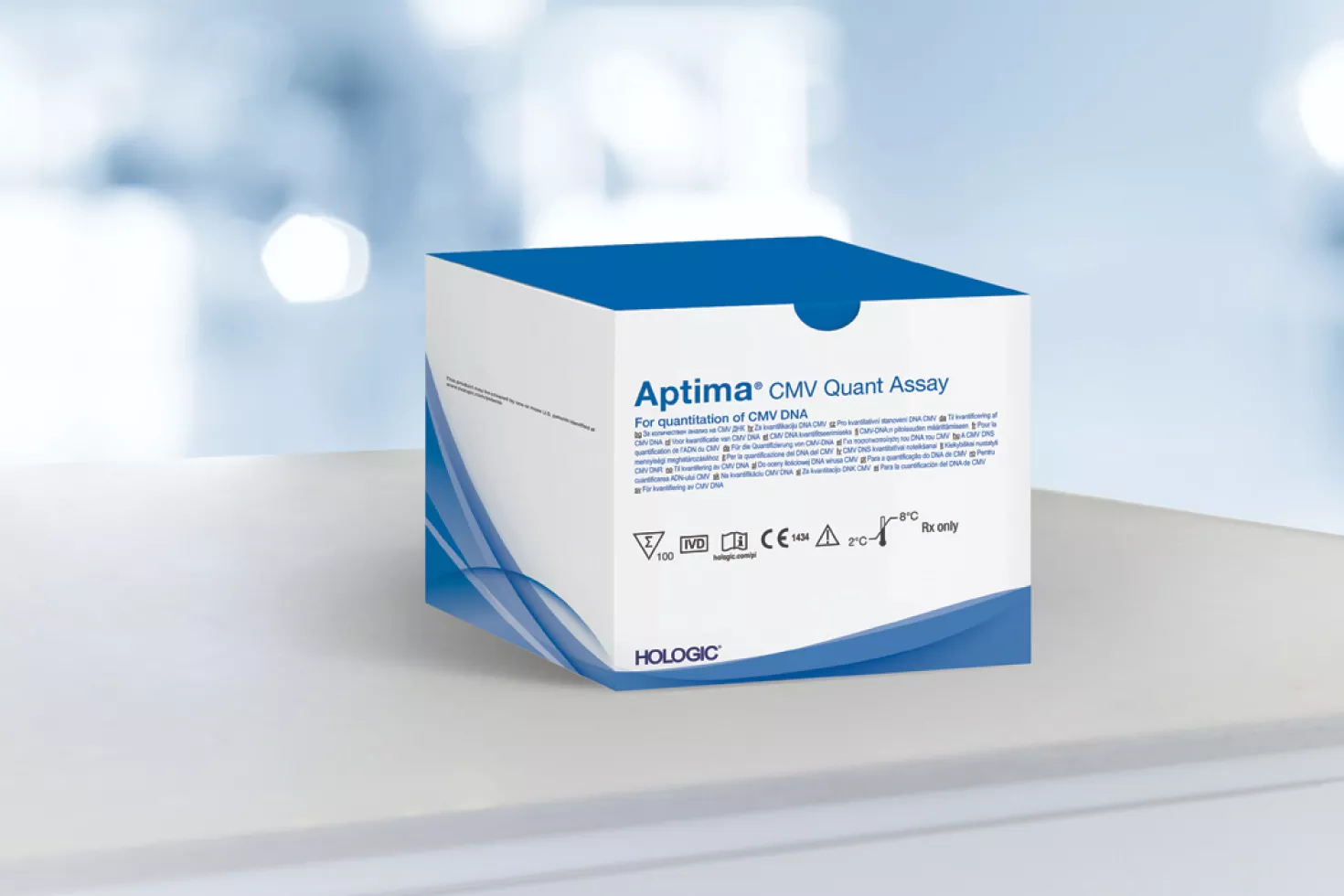 Image d’une boîte de tests sur fond blanc