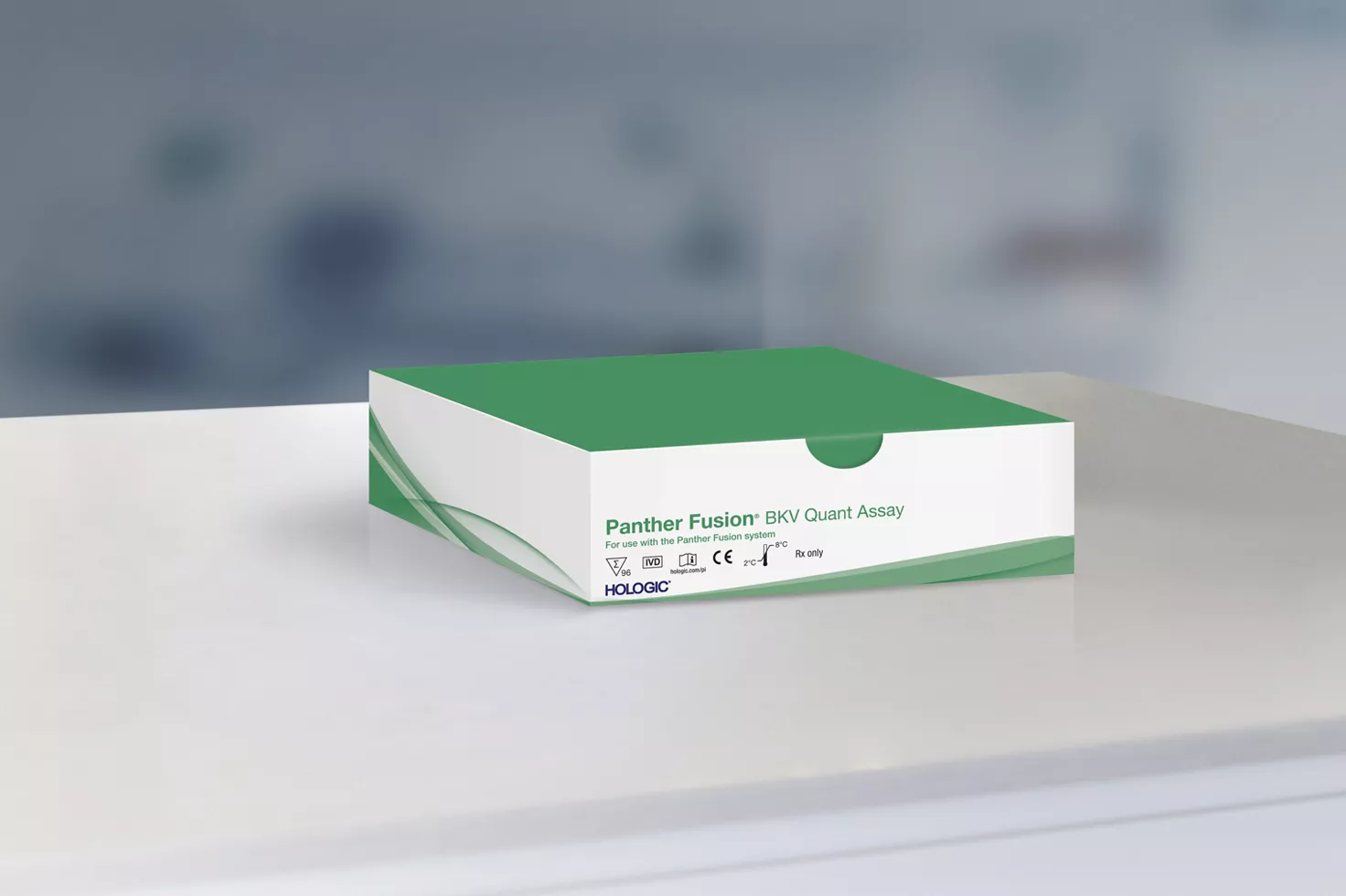 Test Panther Fusion® BKV Quant sur fond blanc