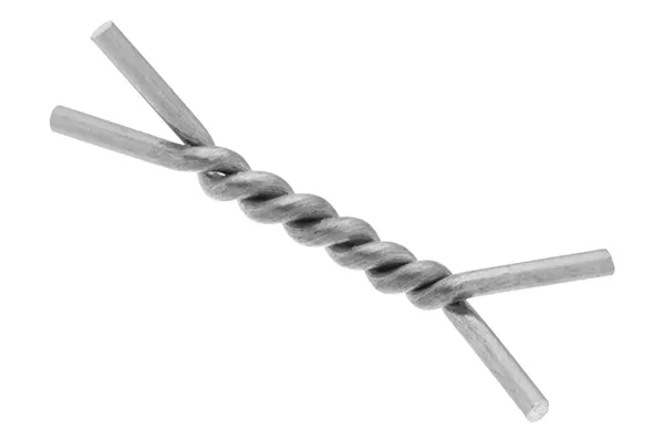 Marqueur de site de biopsie sur fond blanc