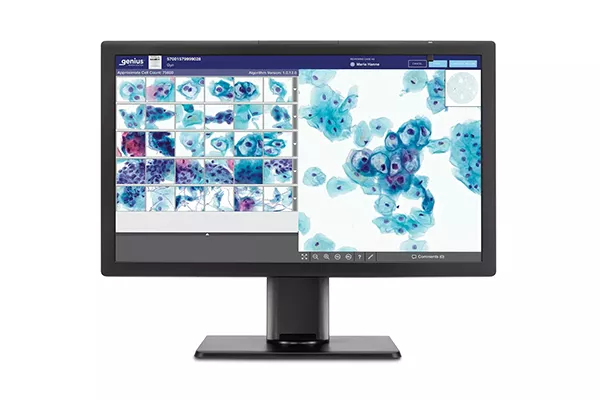 Station de lecture Genius sur fond blanc