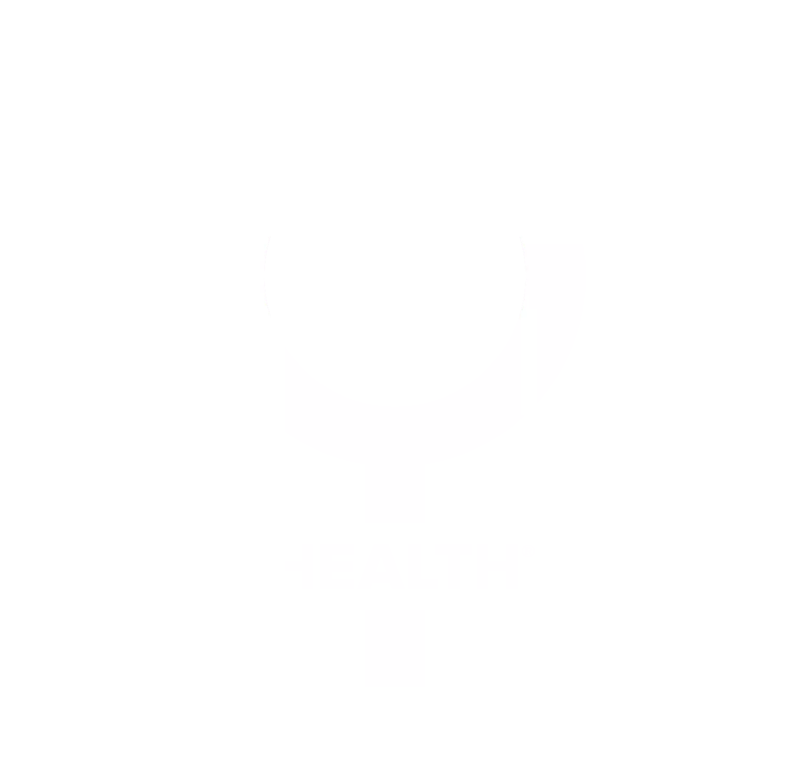 Logo Health (Santé) blanc sur fond clair