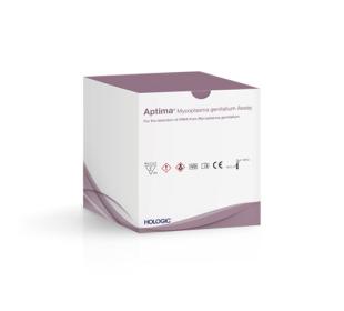Test Aptima® Mycoplasma genitalium d’Hologic sur fond blanc
